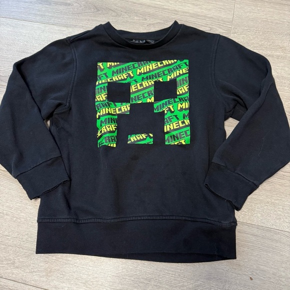 Minecraft Black Sweatshirt - Picture 1 of 4